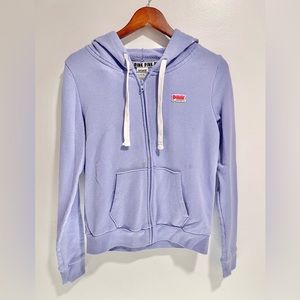 Victoria’s Secret Pink Zip Up Hoodie in Periwinkle